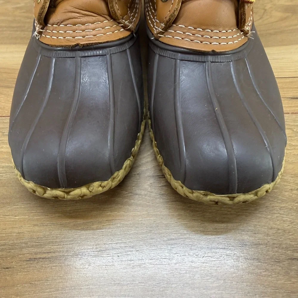 LL Bean Boots Duck Boots Womens 8‎ M Lace Up Waterproof Snow Rain Boot
